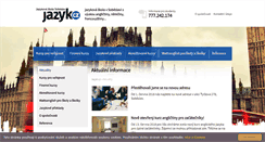 Desktop Screenshot of jazyk.cz